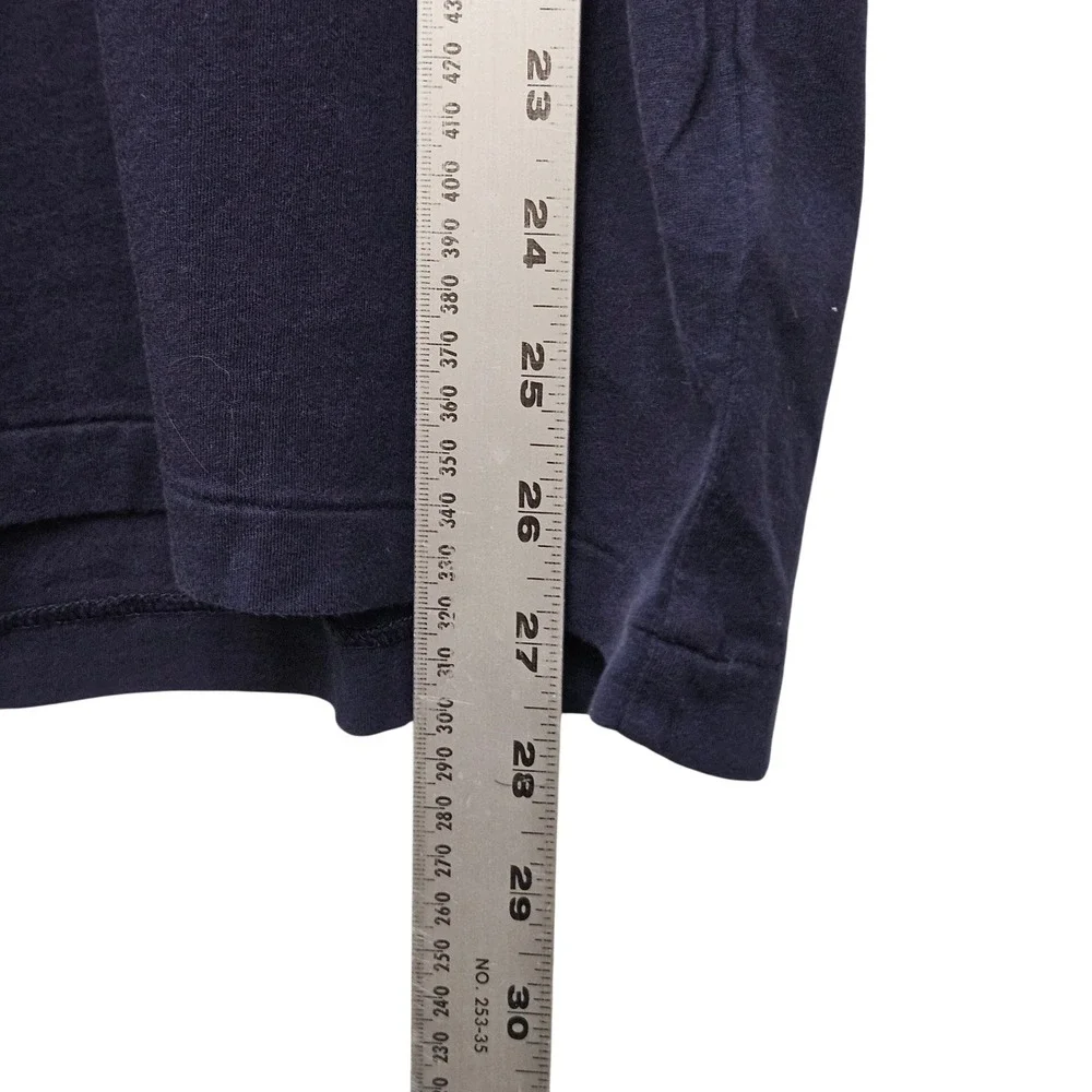 Polo Ralph Lauren T-Shirt Mens Medium Navy RL‎ Graphic Custom Slim Fit Casual
